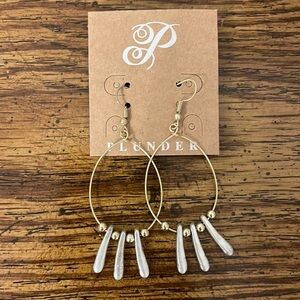 Plunder Gold and Silver Earrings